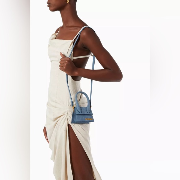 JACQUEMUS Le Chiquito Bag in Croc-Embossed Leather - Picture 2 of 12